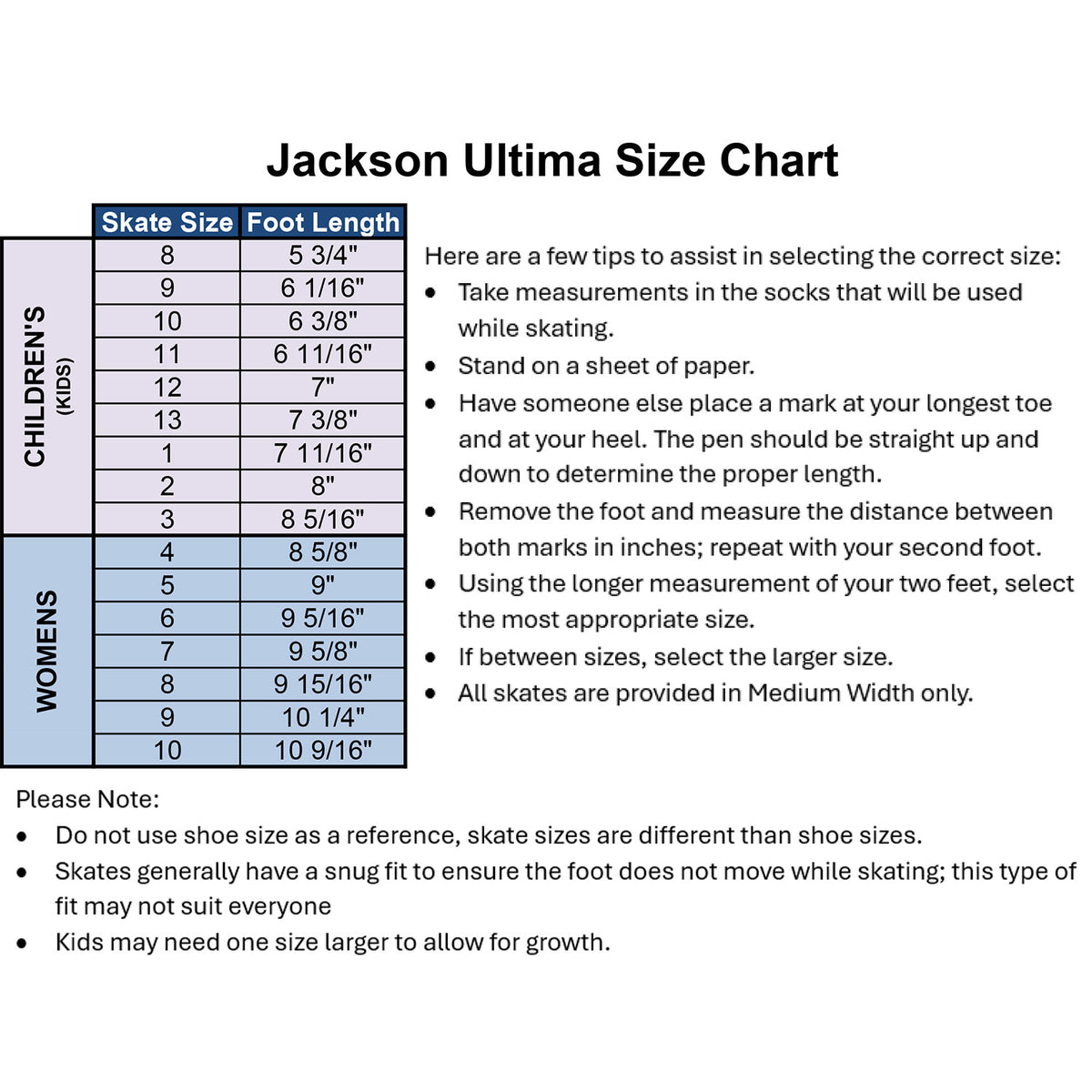 Jackson Classic 500 Women's / Girls Figure Skate Jackson Skate