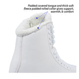 Jackson SoftSkate 380 White and Fleece Figure Skates