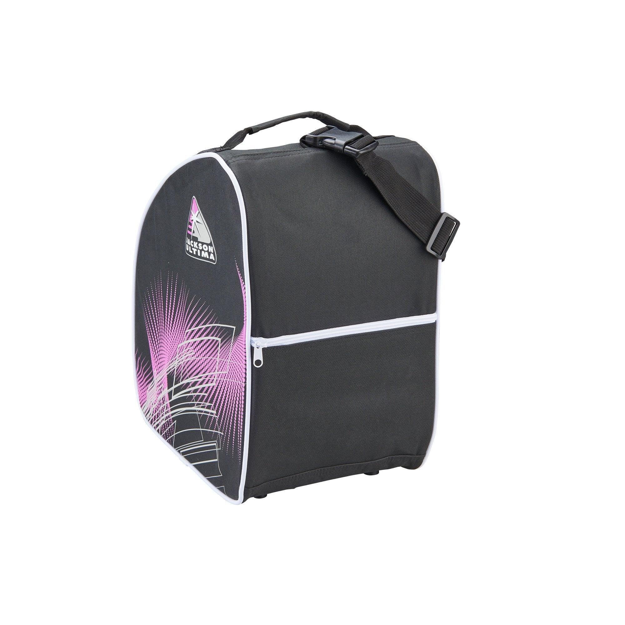 Jackson Ultima oversized skate bag in purple and black with white trim