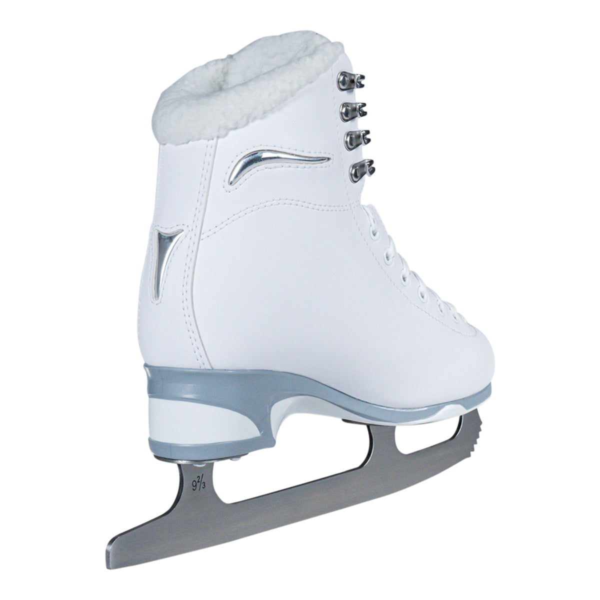 Jackson Ultima Finesse women's girls white figure skate with white trim