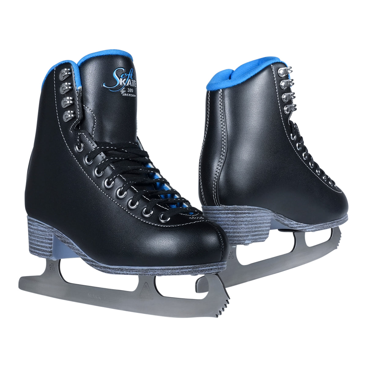 JC 380 SoftSkate Black Figure Ice Skate