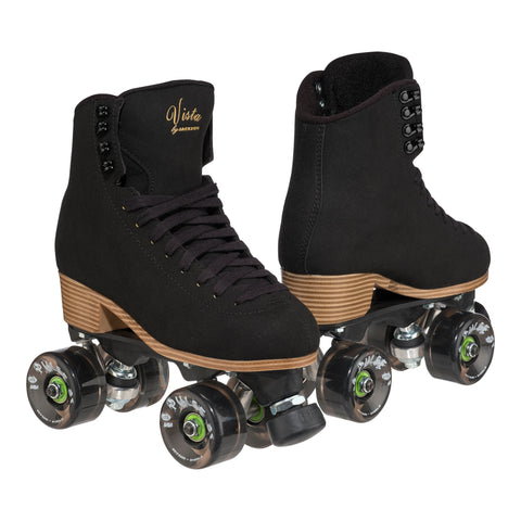 Jackson Vista Black Quad Roller Skate Black pulse lite wheels