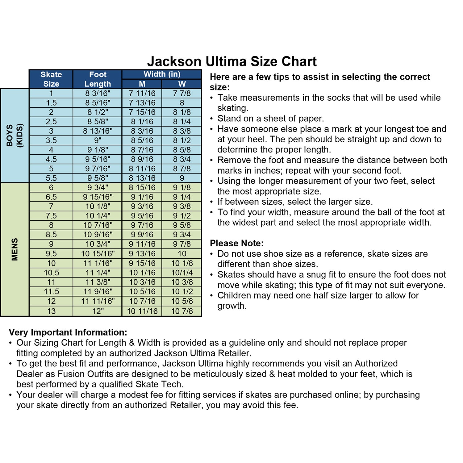 JACKSON FREESTYLE<br>(MEN'S/BOYS)