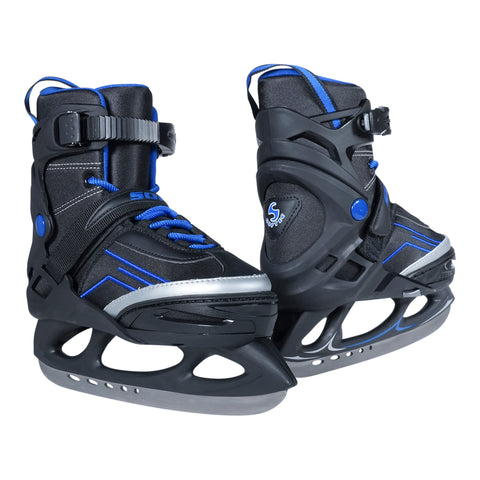 Jackson Vibe Black Blue Recreational Ice Skate