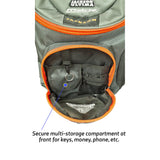 Jackson Ultima sports backpack grey and orange