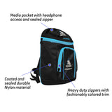 Jackson Ultima sports backpack black and blue