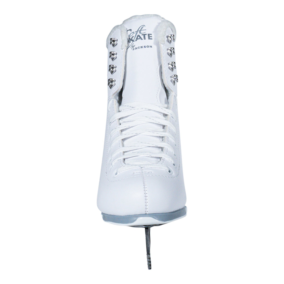 Jackson Ultima Finesse women's girls white figure skate with white trim