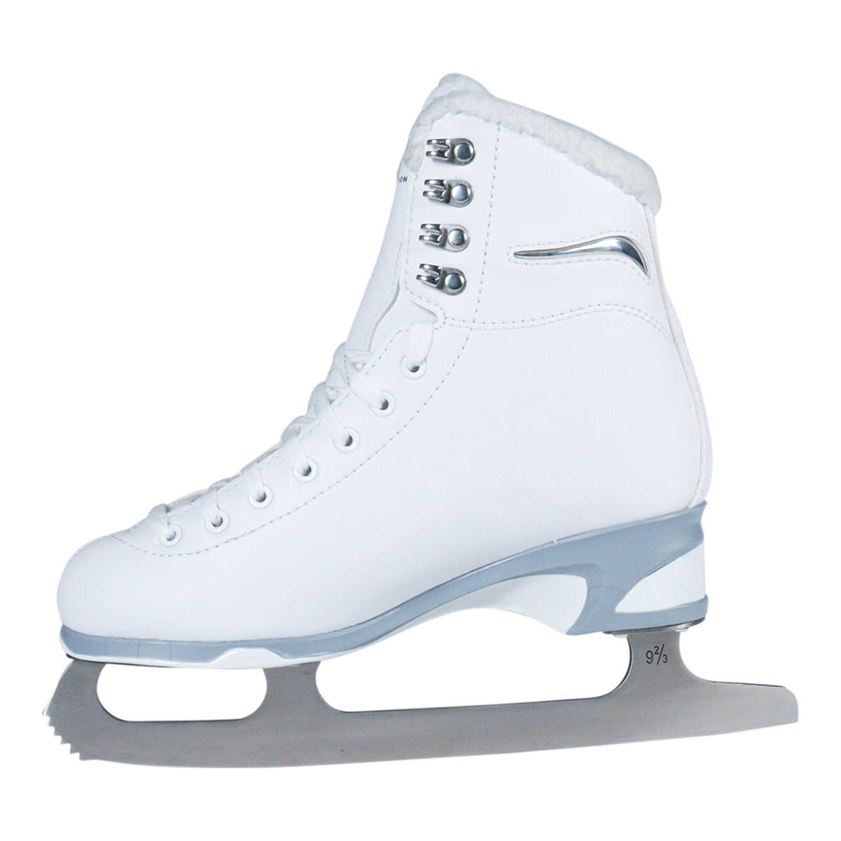 Jackson Ultima Finesse women's girls white figure skate with white trim