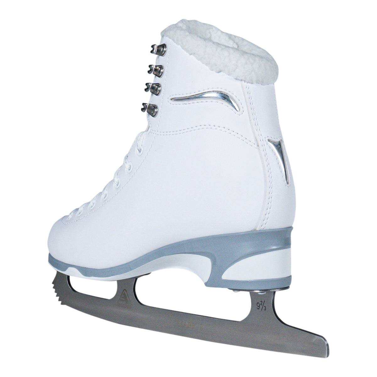 Jackson Ultima Finesse women's girls white figure skate with white trim