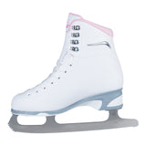 Jackson Ultima Finesse women's girls white figure skate with pink trim