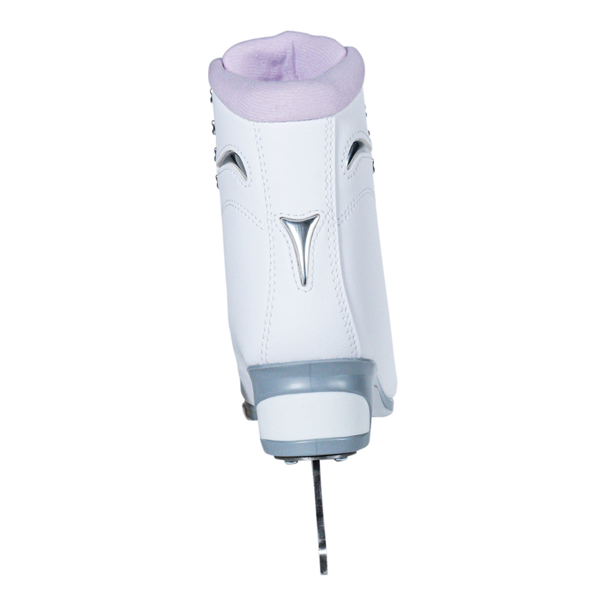 Jackson Ultima Finesse women's girls white figure skate with purple trim