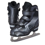 Jackson Ultima Softec Tri-Grip youth black recreational ice skates with velcro