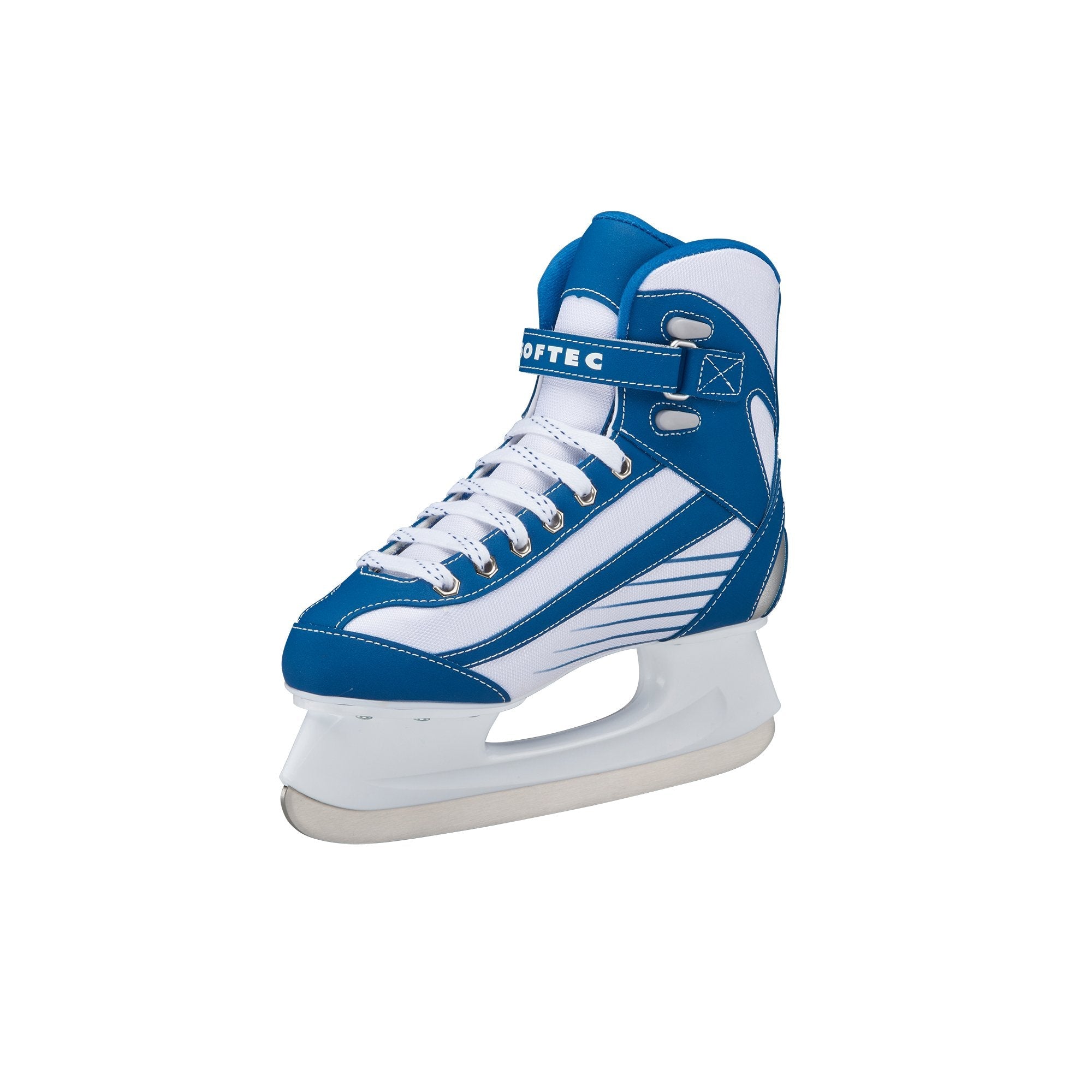 Jackson Ultima Softec Sport blue and white women's youth recreational hockey skate