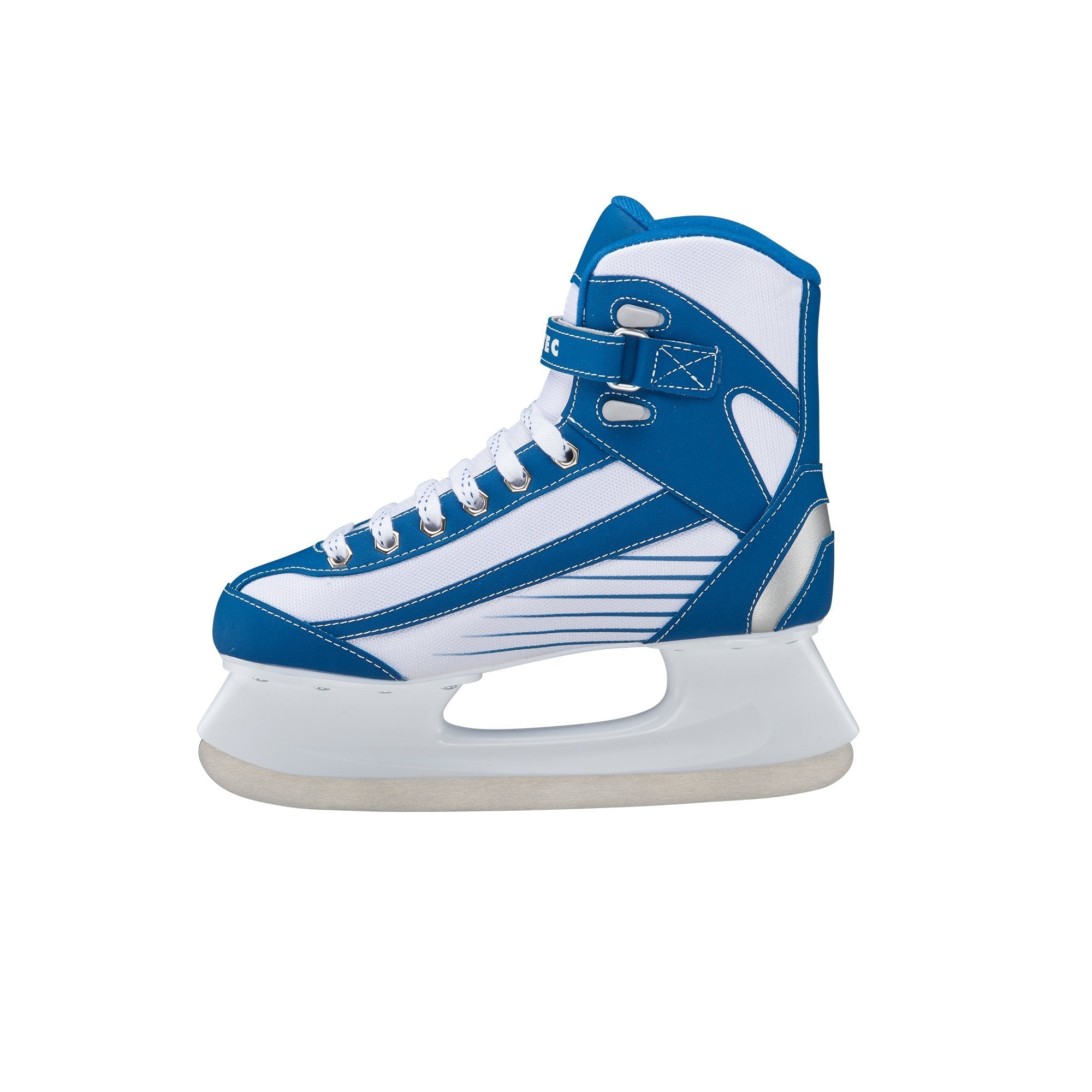 Jackson Ultima Softec Sport blue and white women's youth recreational hockey skate