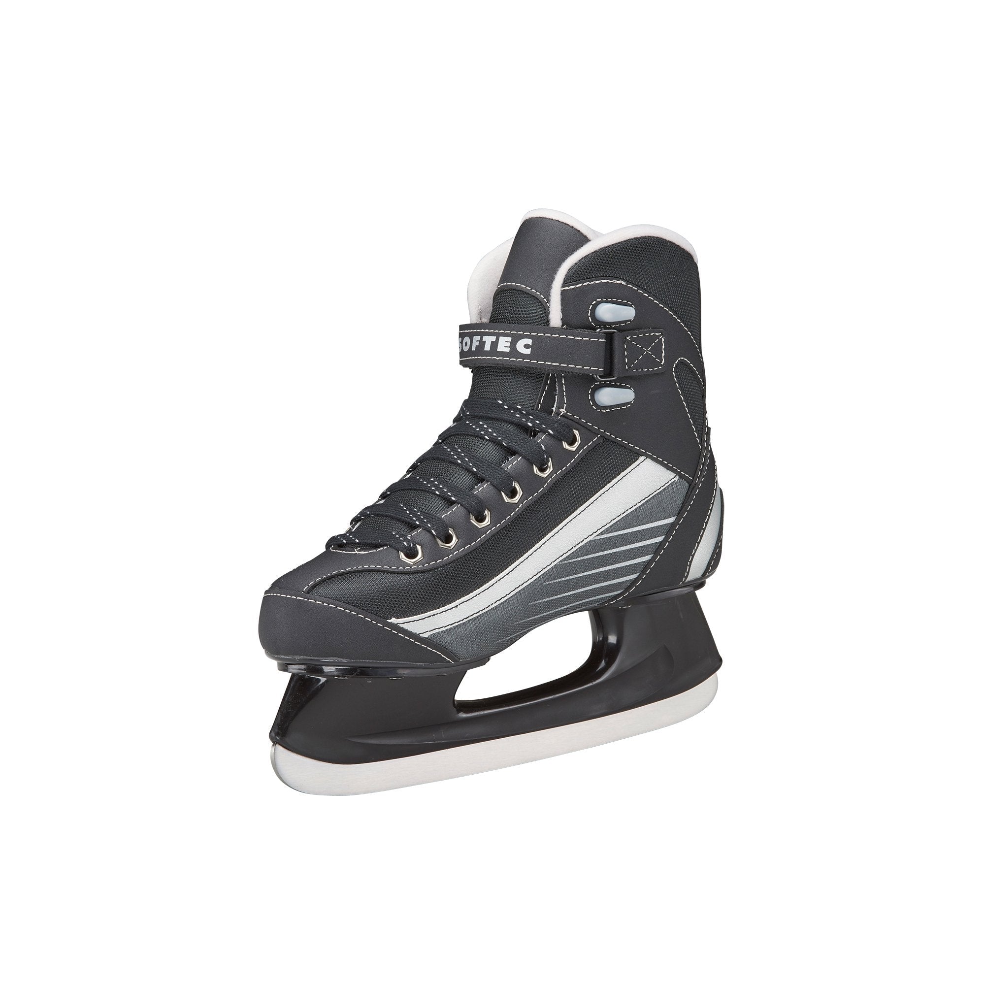 Jackson Ultima Softec Sport black and white men's boys recreational hockey skate