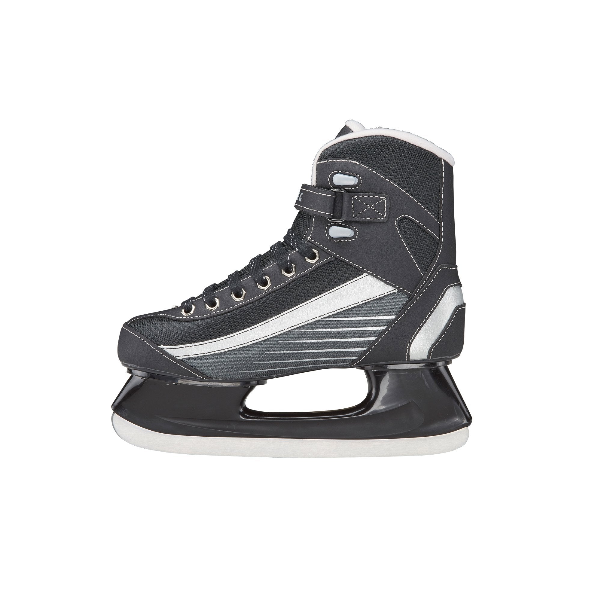 Jackson Ultima Softec Sport black and white men's boys recreational hockey skate