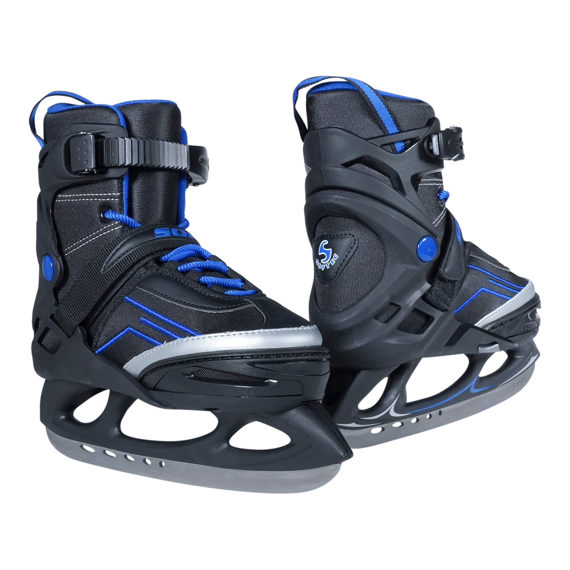 Jackson Vibe Black Blue Recreational Ice Skate