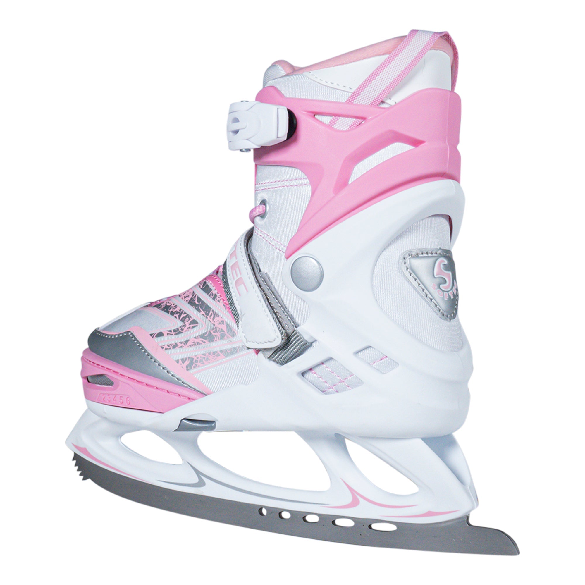 Jackson Vibe White Pink Recreational Ice Skate