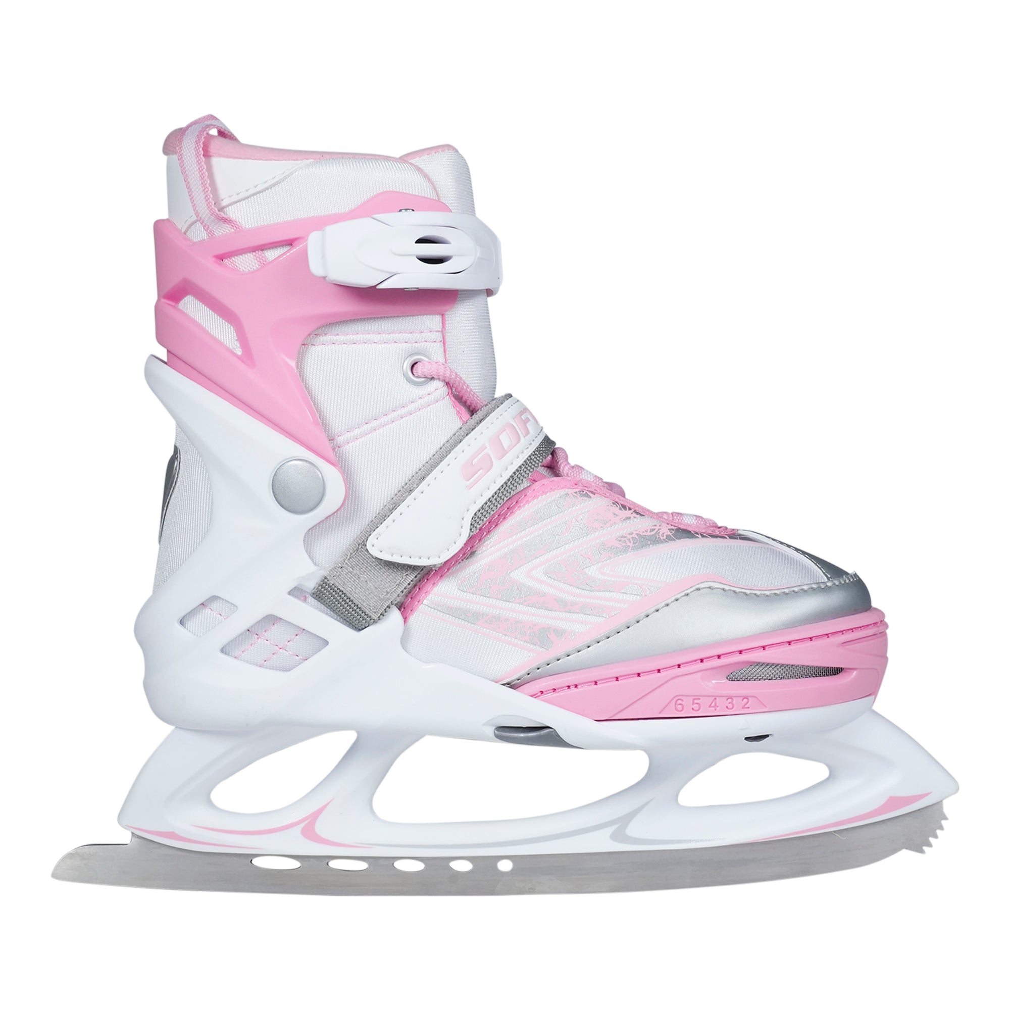 Jackson Vibe White Pink Recreational Ice Skate