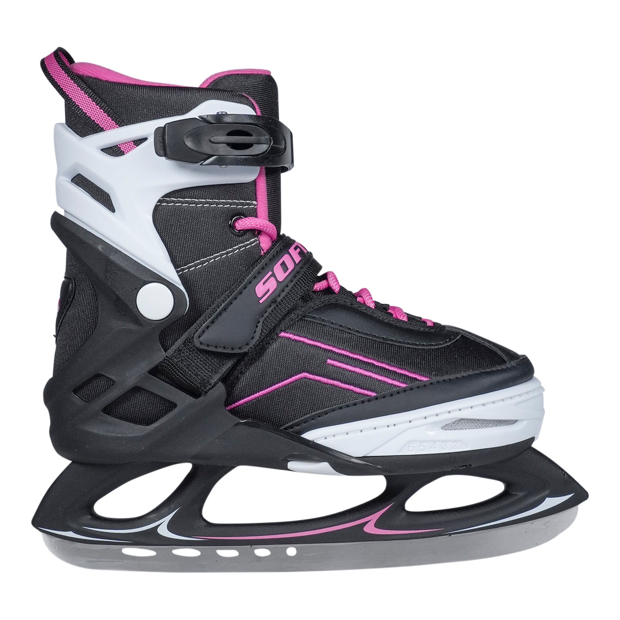 Jackson Vibe Black Pink Recreational Ice Skate